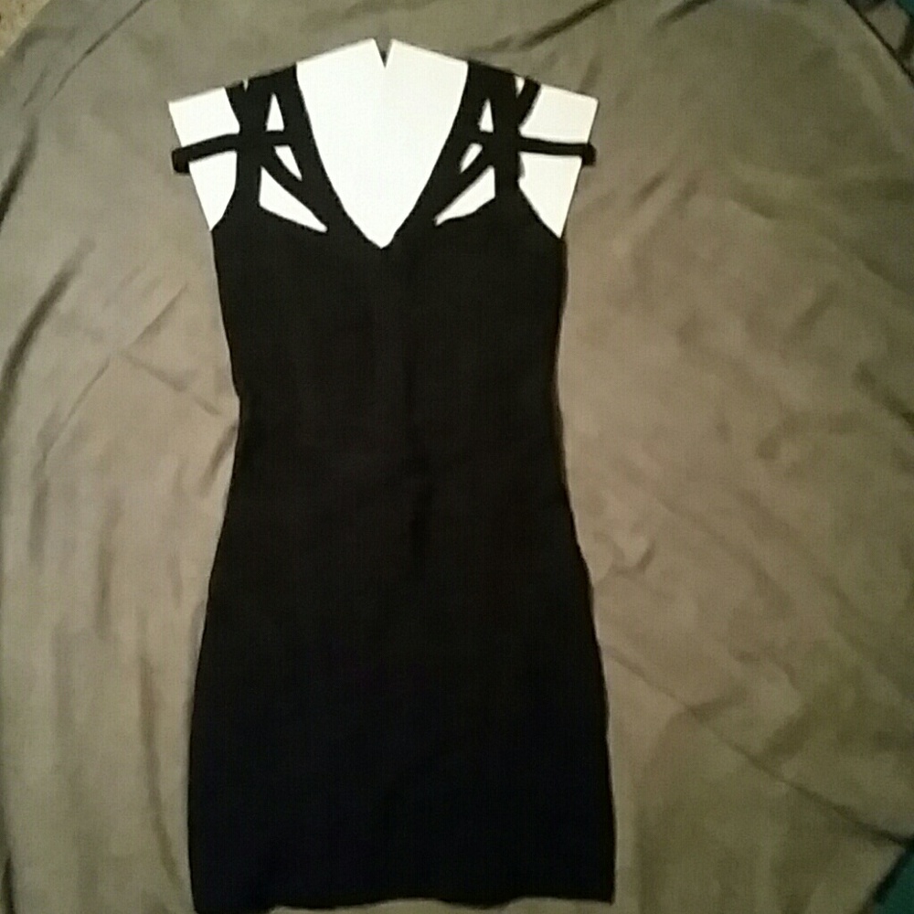Black Bebe dress xs